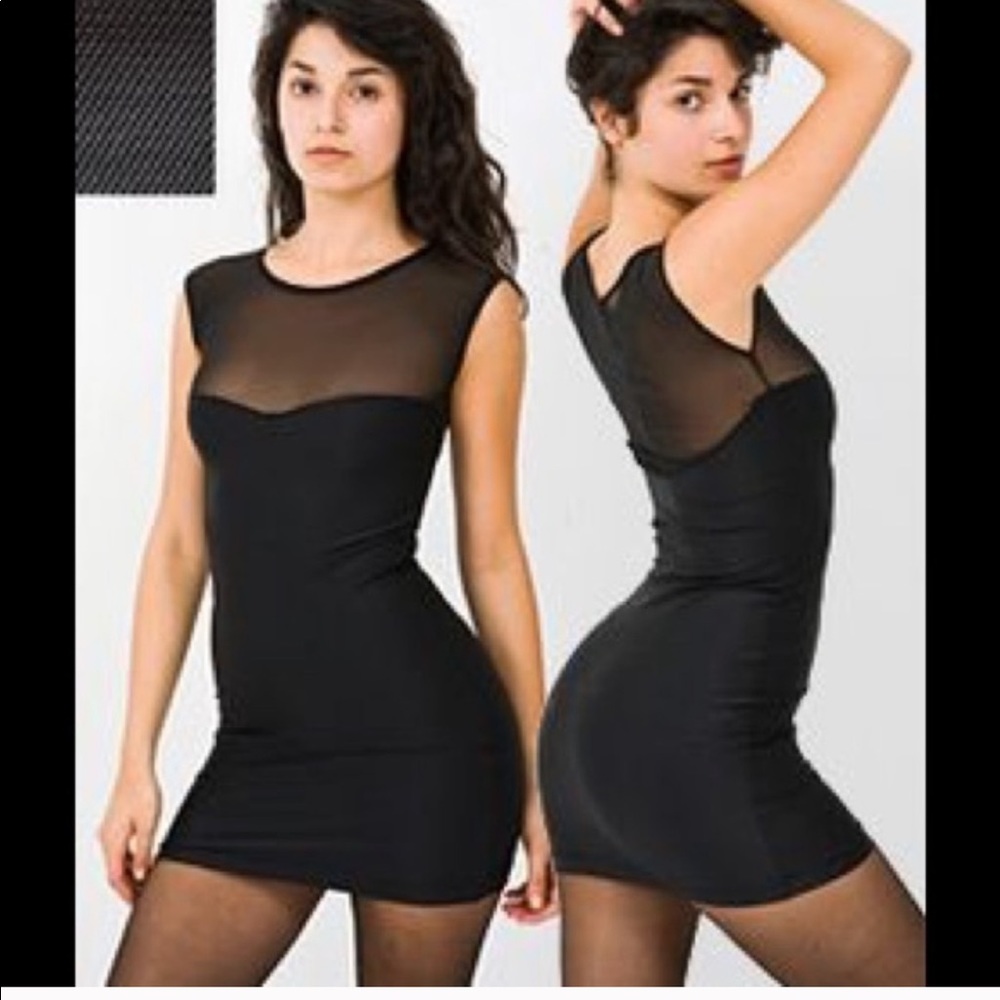American Apparel black mini dress, size S